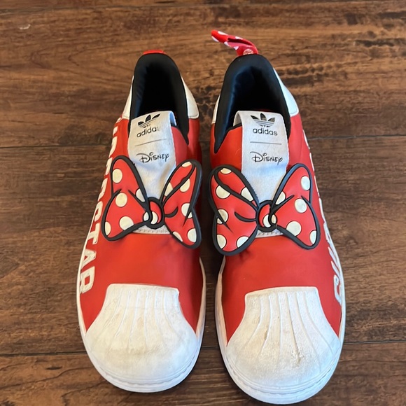 ADIDAS ORIGINALS X DISNEY MICKEY SUPERSTAR 360 SHOES KIDS size youth3 - Picture 1 of 5